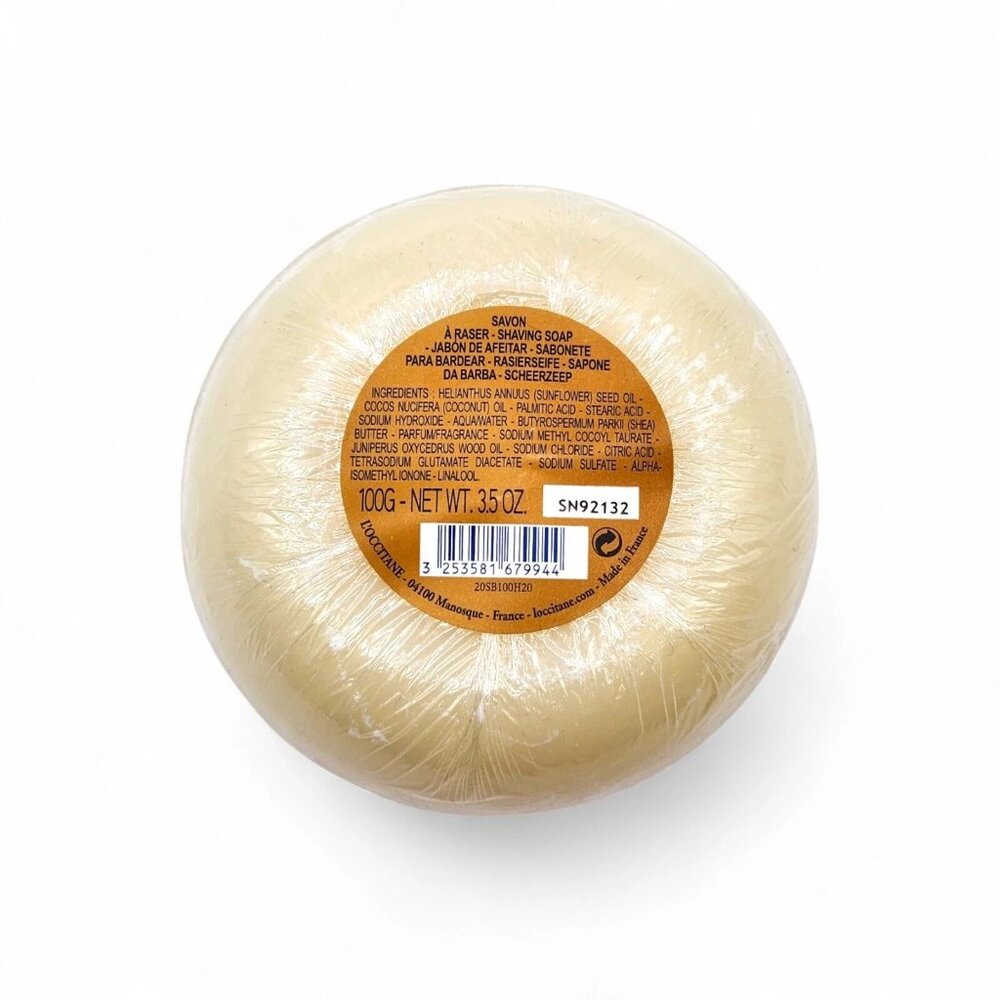 L'Occitane Cade Shaving Soap 3.5oz 100g - new and sealed